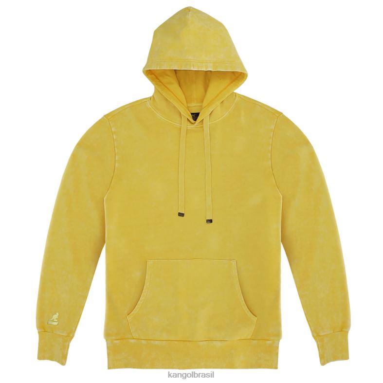 vestuário | Kangol unissex bronzeado capuz de lavagem ácida Z48801095