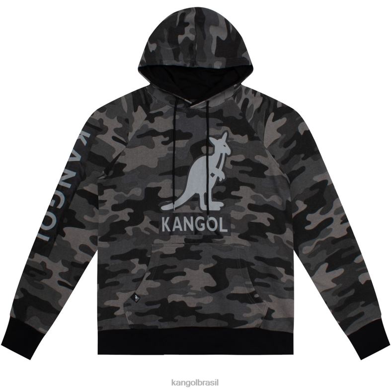 vestuário | Kangol unissex camuflagem urbana moletom camuflado Z48801110