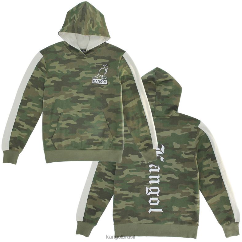 vestuário | Kangol unissex camuflar moletom gótico Z48801105