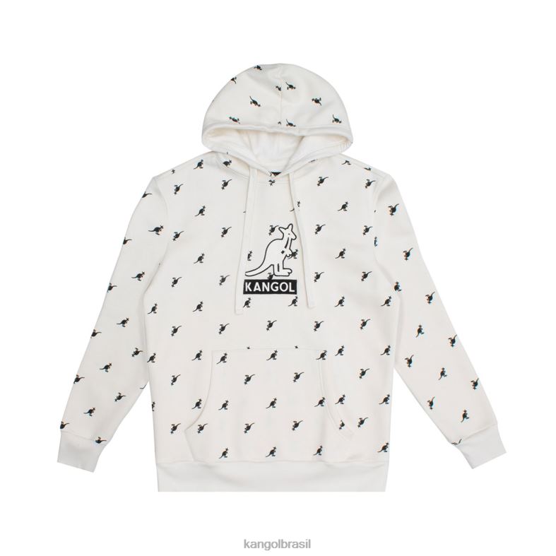 vestuário | Kangol unissex combinação off white moletom com capuz Z48801100