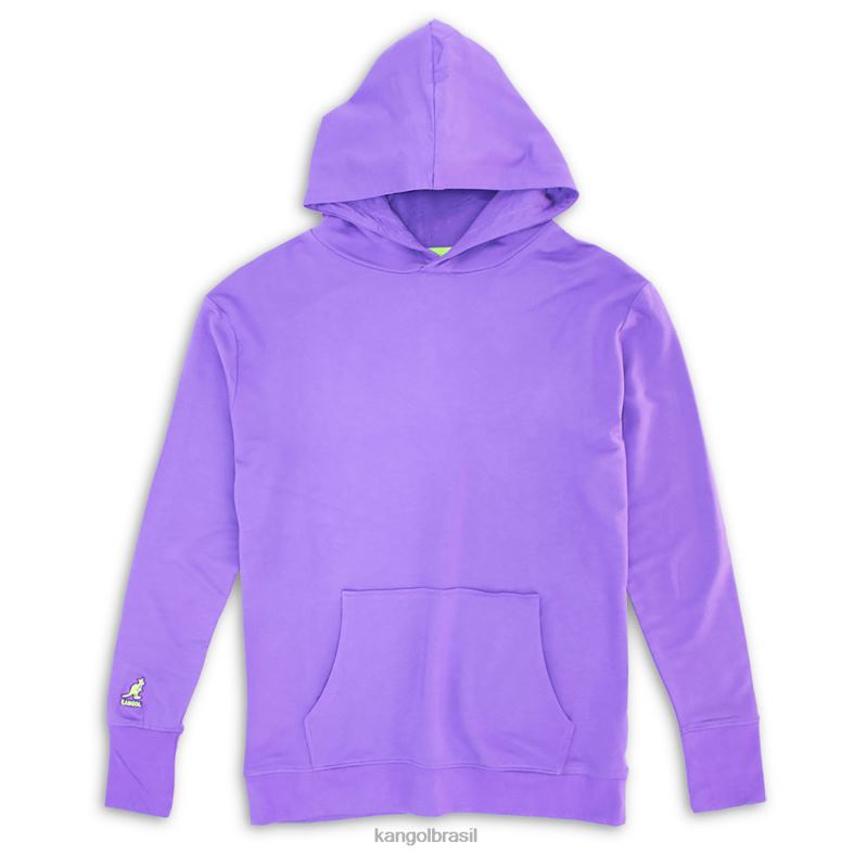 vestuário | Kangol unissex flor de cebolinha moletom com capuz colorido Z48801117