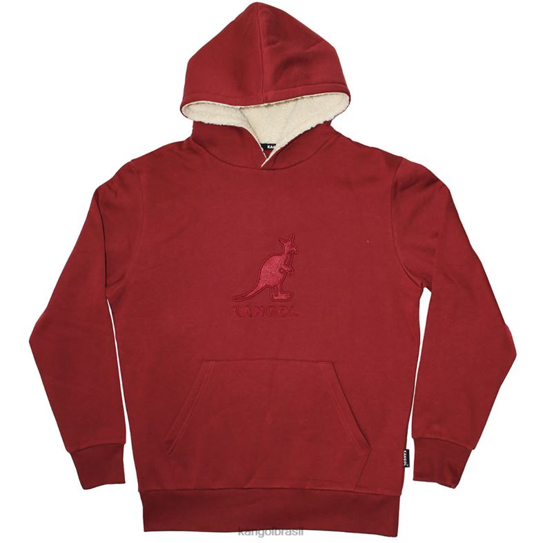 vestuário | Kangol unissex galáxia de figo moletom sherpa bordado tonal Z48801129