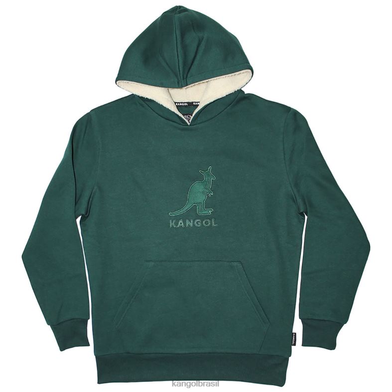 vestuário | Kangol unissex jardim noturno moletom sherpa bordado tonal Z48801127