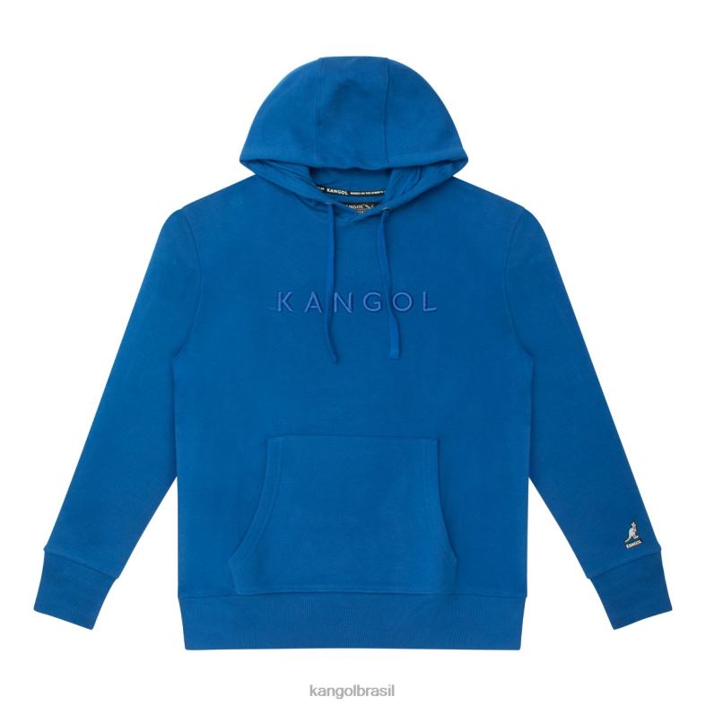 vestuário | Kangol unissex lapis azul moletom bordado de luxo Z48801169