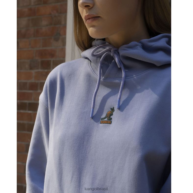 vestuário | Kangol unissex lilás gelado moletom com capuz Z48801183