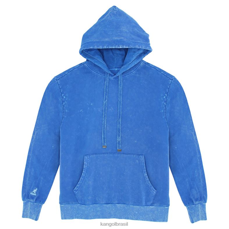 vestuário | Kangol unissex mar turco capuz de lavagem ácida Z48801096