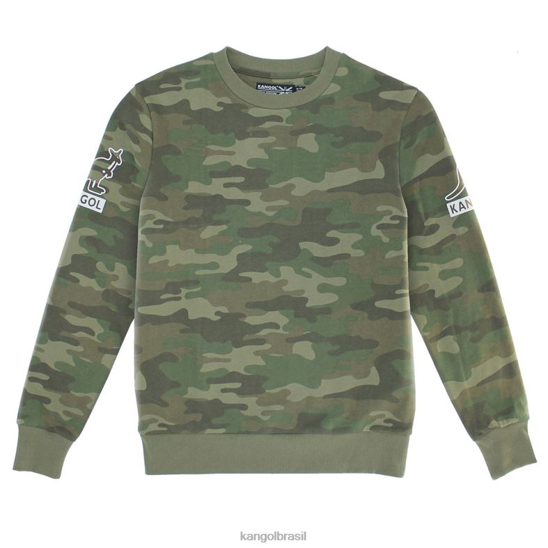 vestuário | Kangol unissex camuflar popover gótico Z48801102