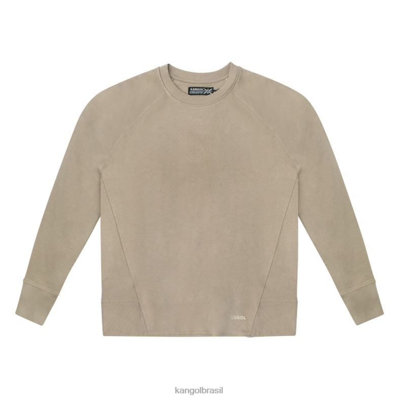 vestuário | Kangol unissex fungos taupe pulôver perfeito Z48801193