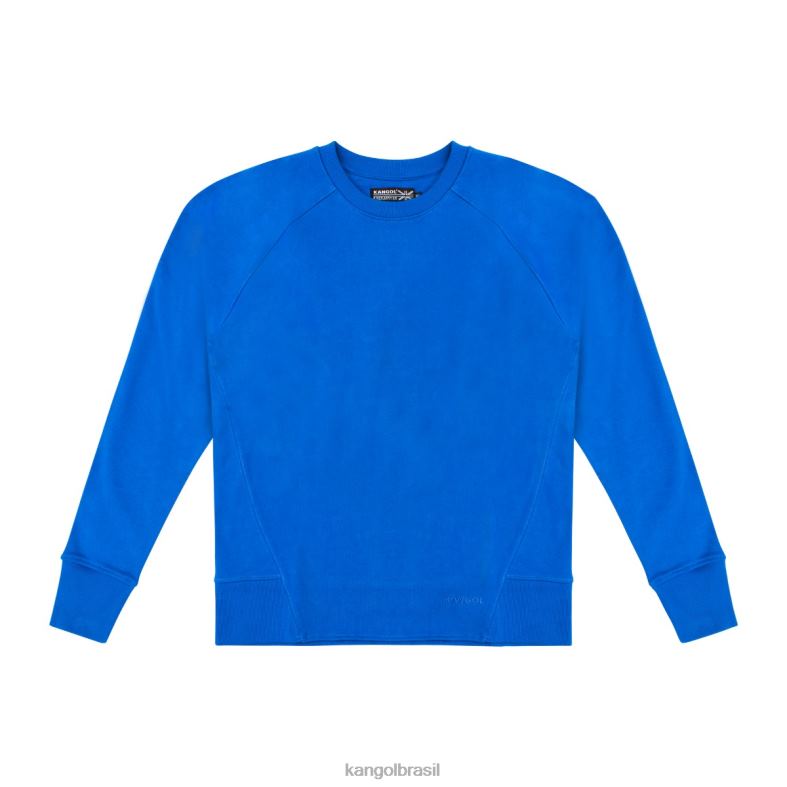 vestuário | Kangol unissex lapis azul pulôver perfeito Z48801192