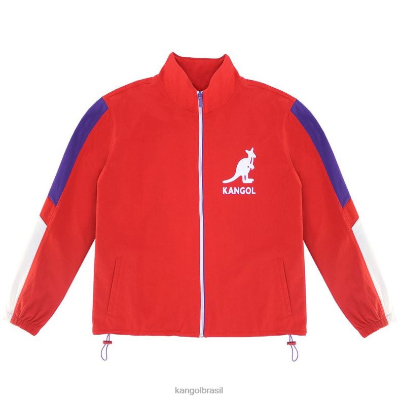 vestuário | Kangol mulheres vermelho equestre jaqueta colorblock Z48801178