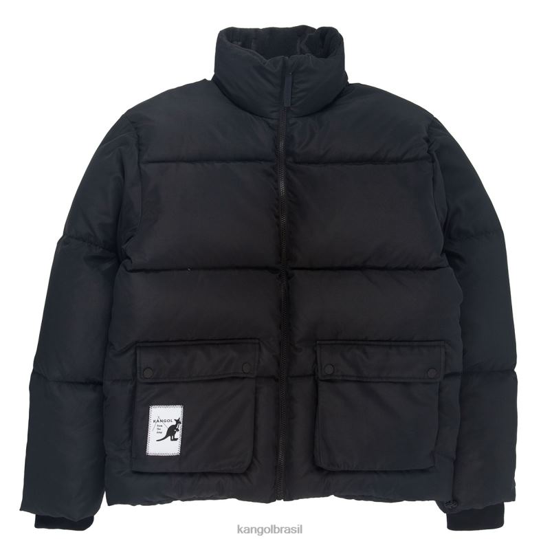 vestuário | Kangol unissex azeviche jaqueta de bolso Z48801230