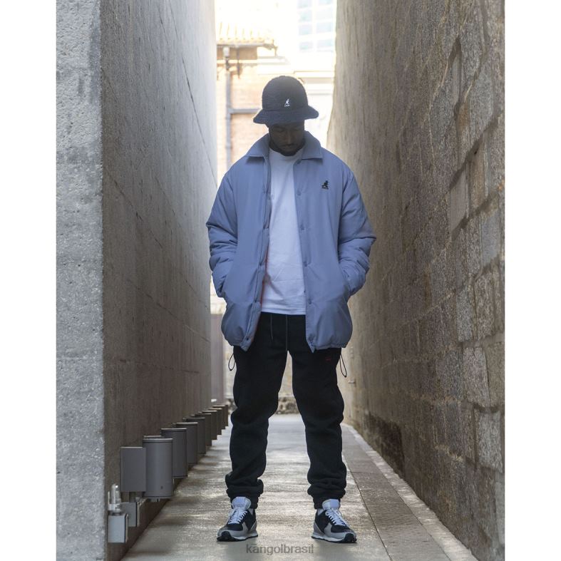 vestuário | Kangol unissex lilás gelado jaqueta oversized Z48801228