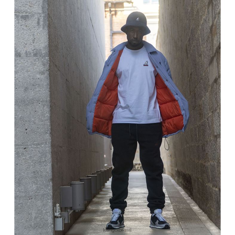 vestuário | Kangol unissex lilás gelado jaqueta oversized Z48801228