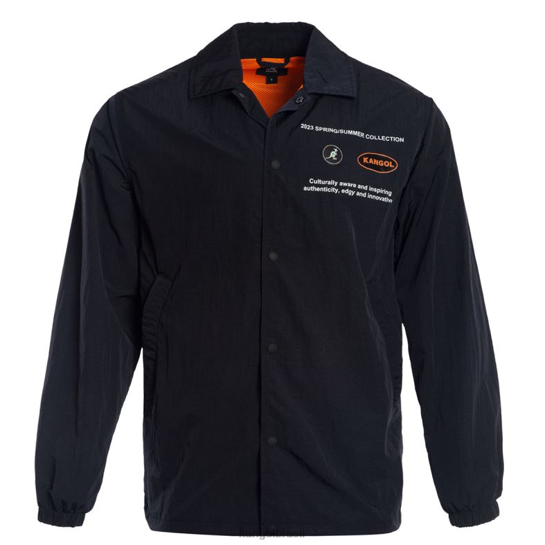 vestuário | Kangol unissex preto jaqueta fora deste mundo Z48801202
